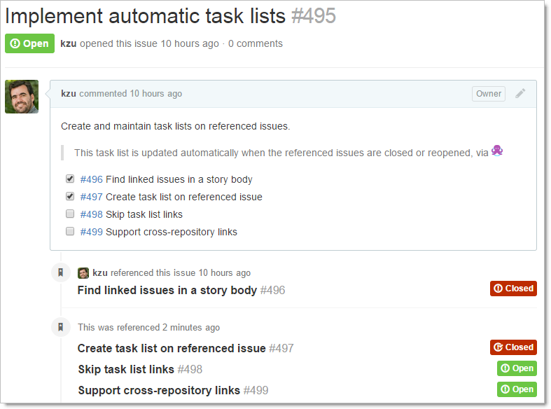 Automatic Task List via OctoHook.AutoTask