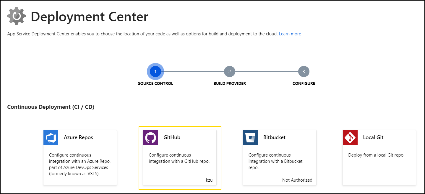 github deployment