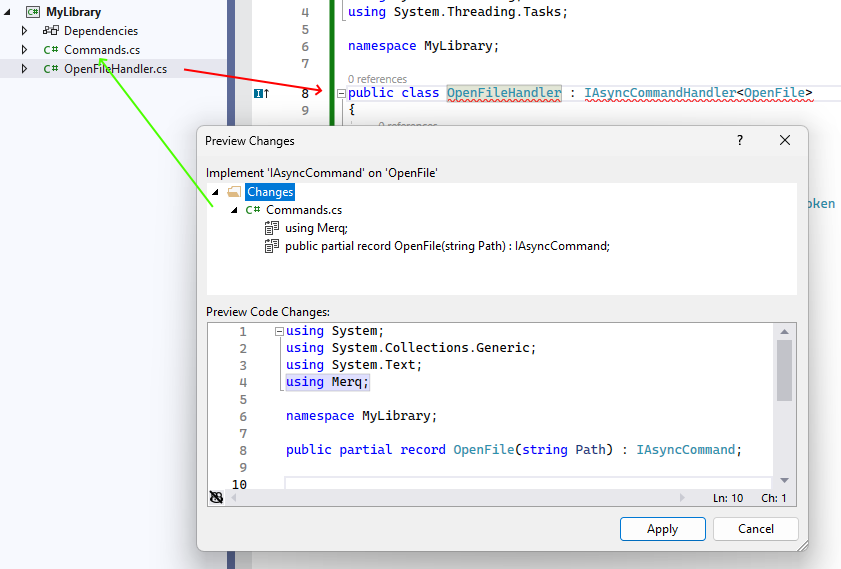 Extending C# with Roslyn and Code Aware Libraries